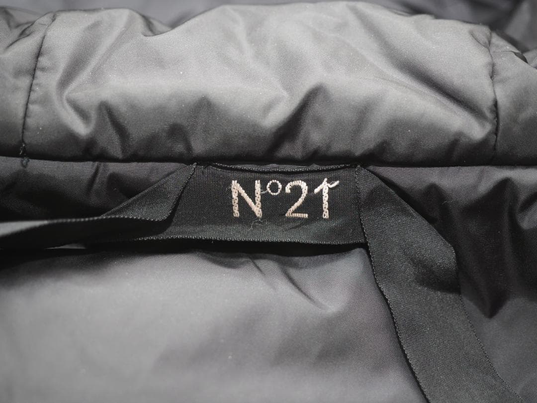 N°21 ヌメロヴェントゥーノ 15AWバイカラーフーデッドコート50