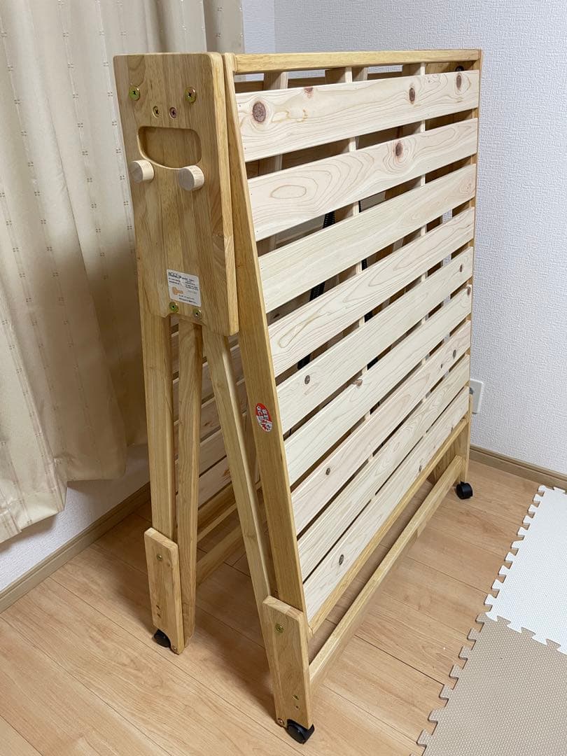 中居木工　折りたたみ式ベット NK-2794