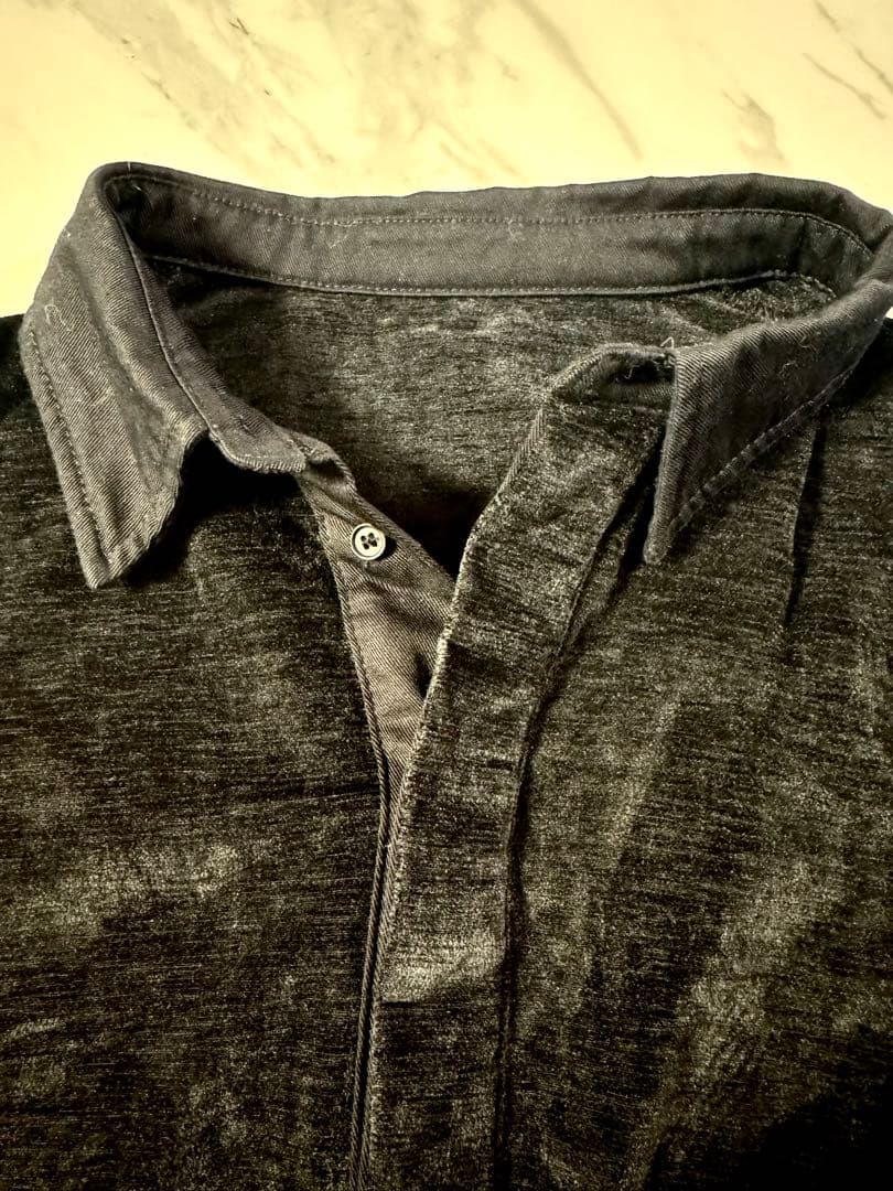 CITYSHOP ポロシャツワンピース　黒　ロングワンピース　シティーショップ