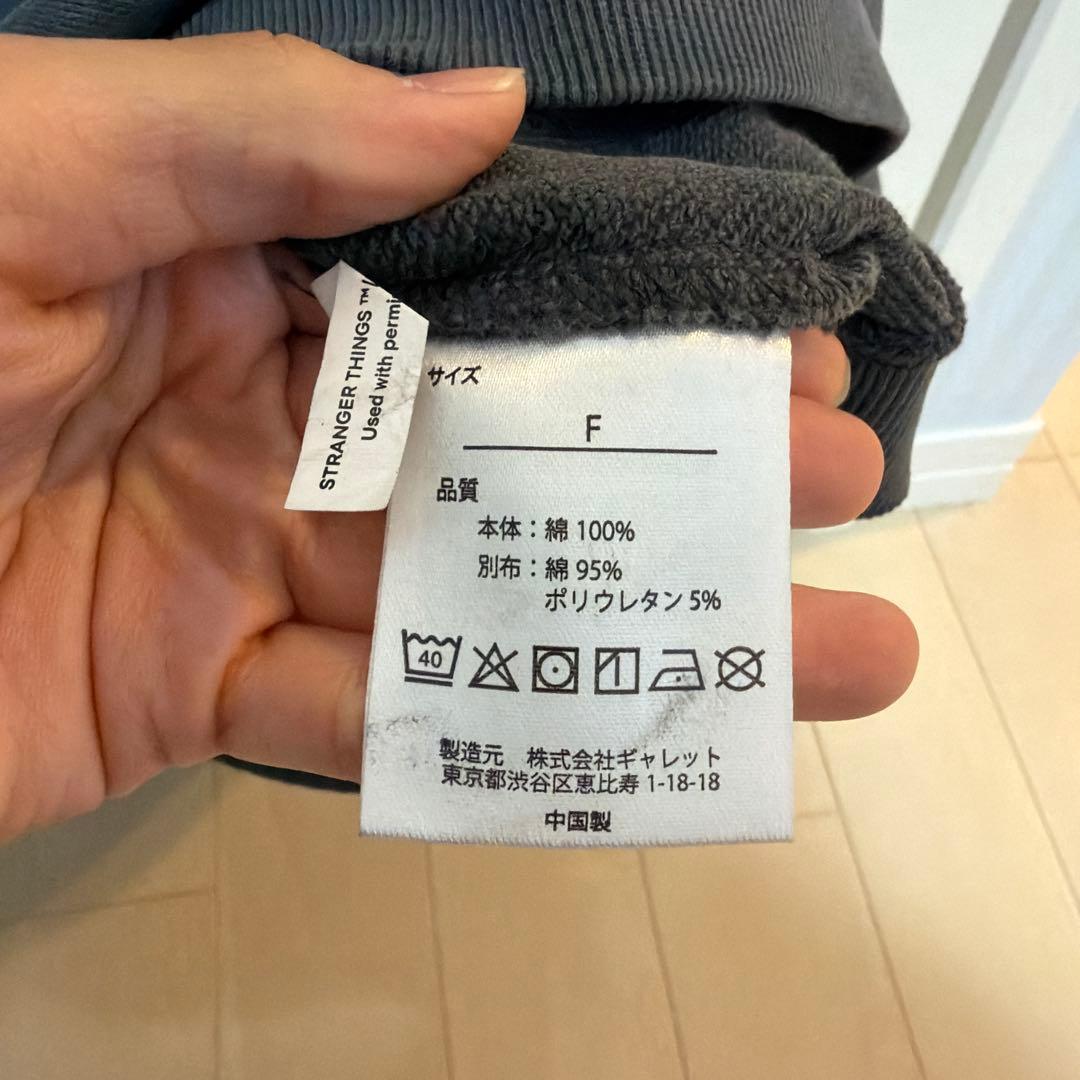 公式 ストレンジャーシングス ロビン スウェットトレーナー GREENPARKS