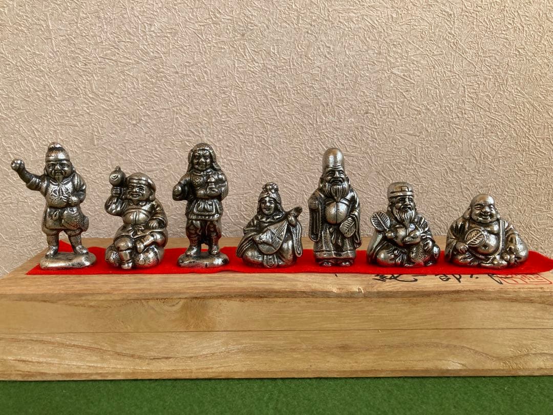 置物【銅器七福神】純一郎作