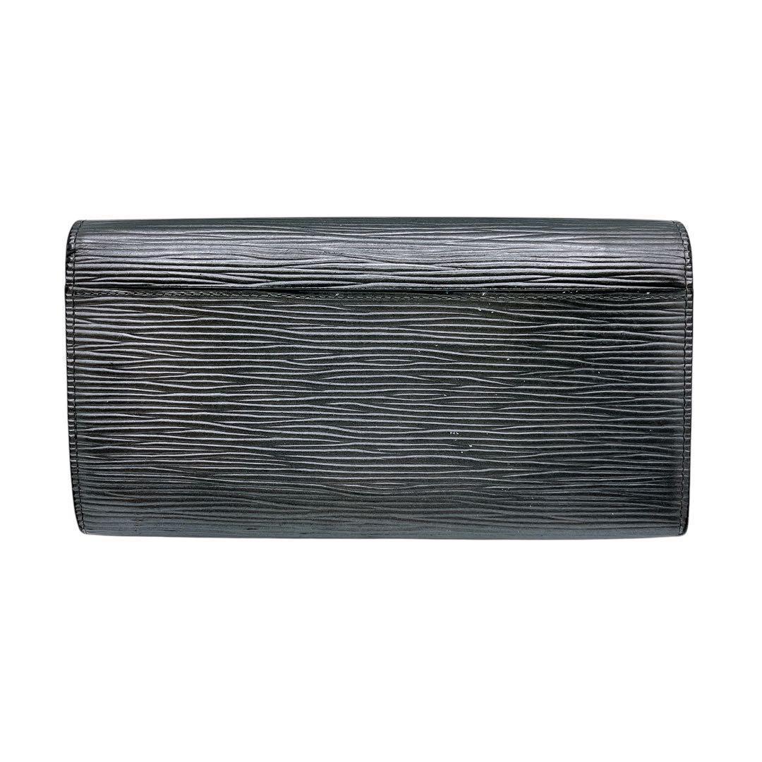 良品 ルイヴィトン M61393 エピ ポルトフォイユ サラ 長財布 灰 グレー