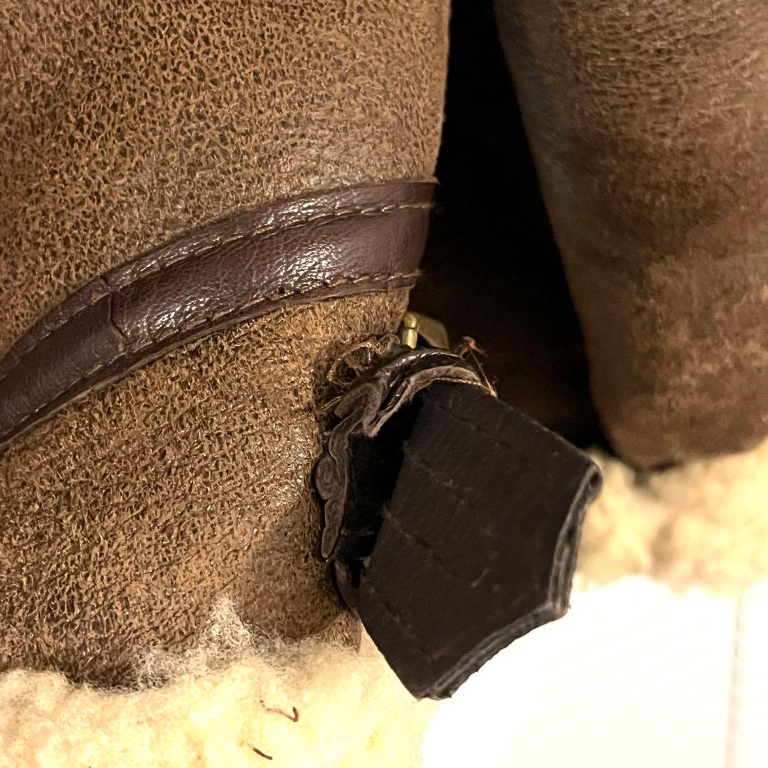 美品 USA製 AVIREX アヴィレックス B-3 ムートンジャケット 40