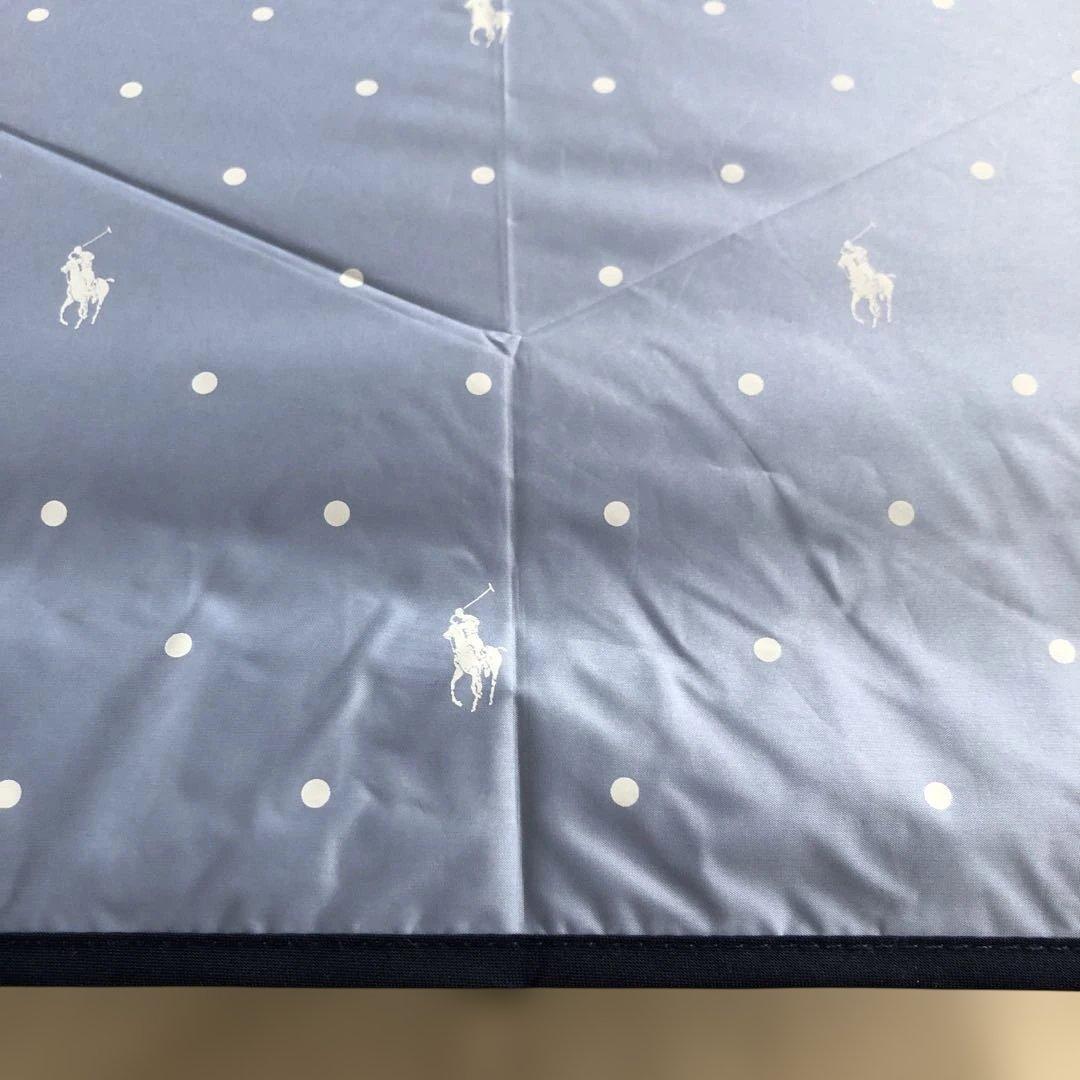 ラルフローレン 折りたたみ傘 日傘 雨傘 傘 晴雨兼用 一級遮光 UV ブルー