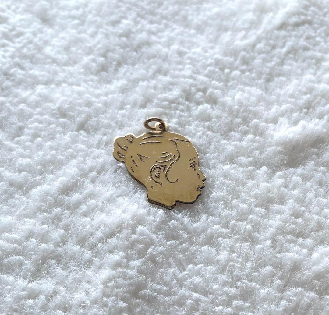 ★激レア★ ageteアガット　ネックレスチャーム　CMK9オンナノコC