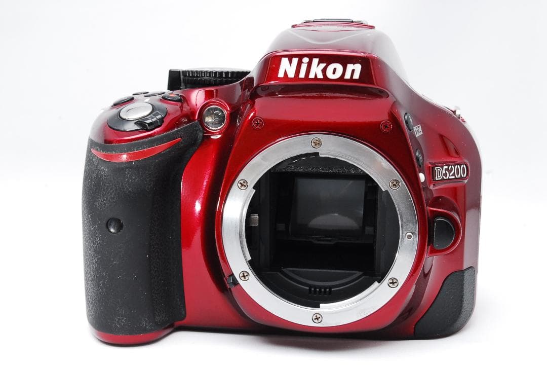 ♥ Nikon D5200 ♥スマホ転送♥希少色レッド♥ニコン♥