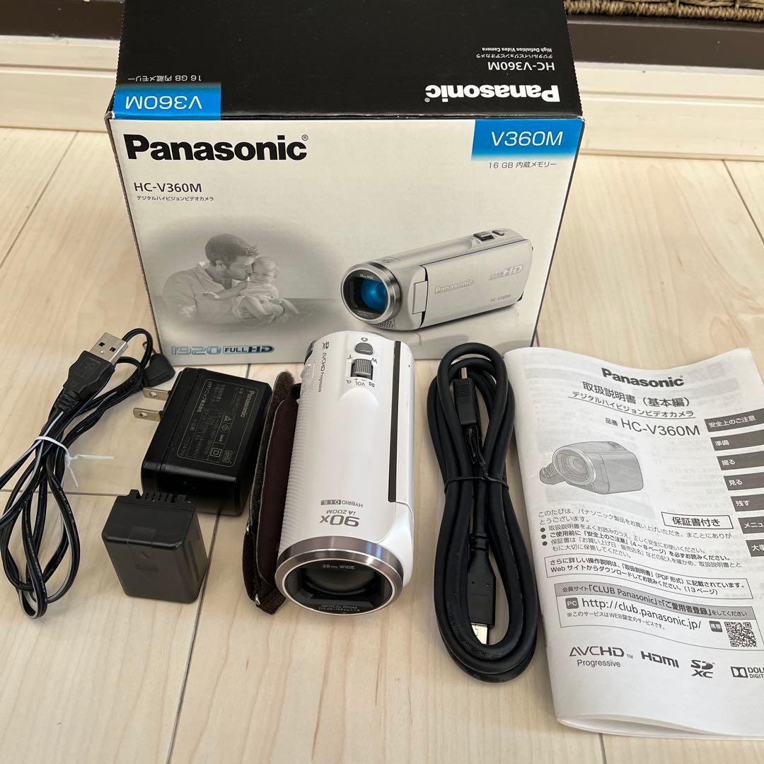 Panasonic HC-V360M ビデオカメラ 本体