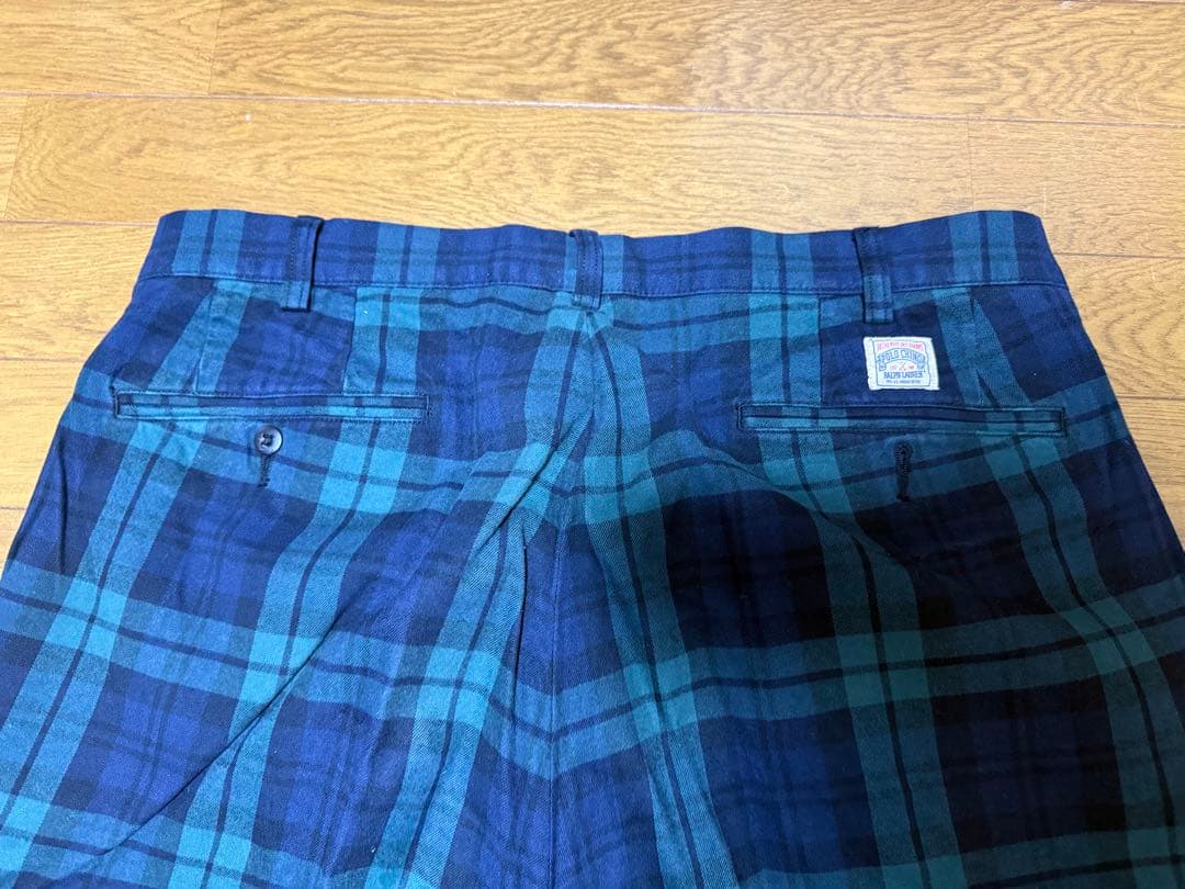 ラルフローレン×ビームス ブラックウォッチ チノパン 美品