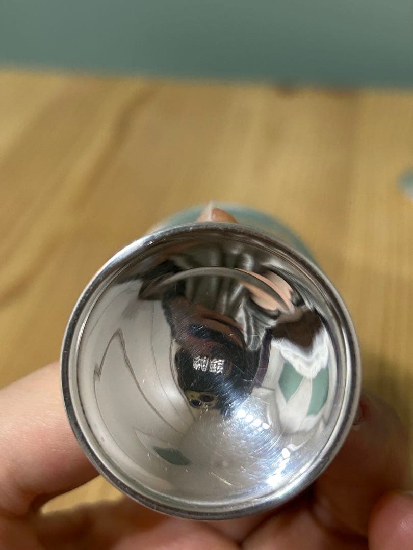 銀杯　アンティークグラス　純銀製