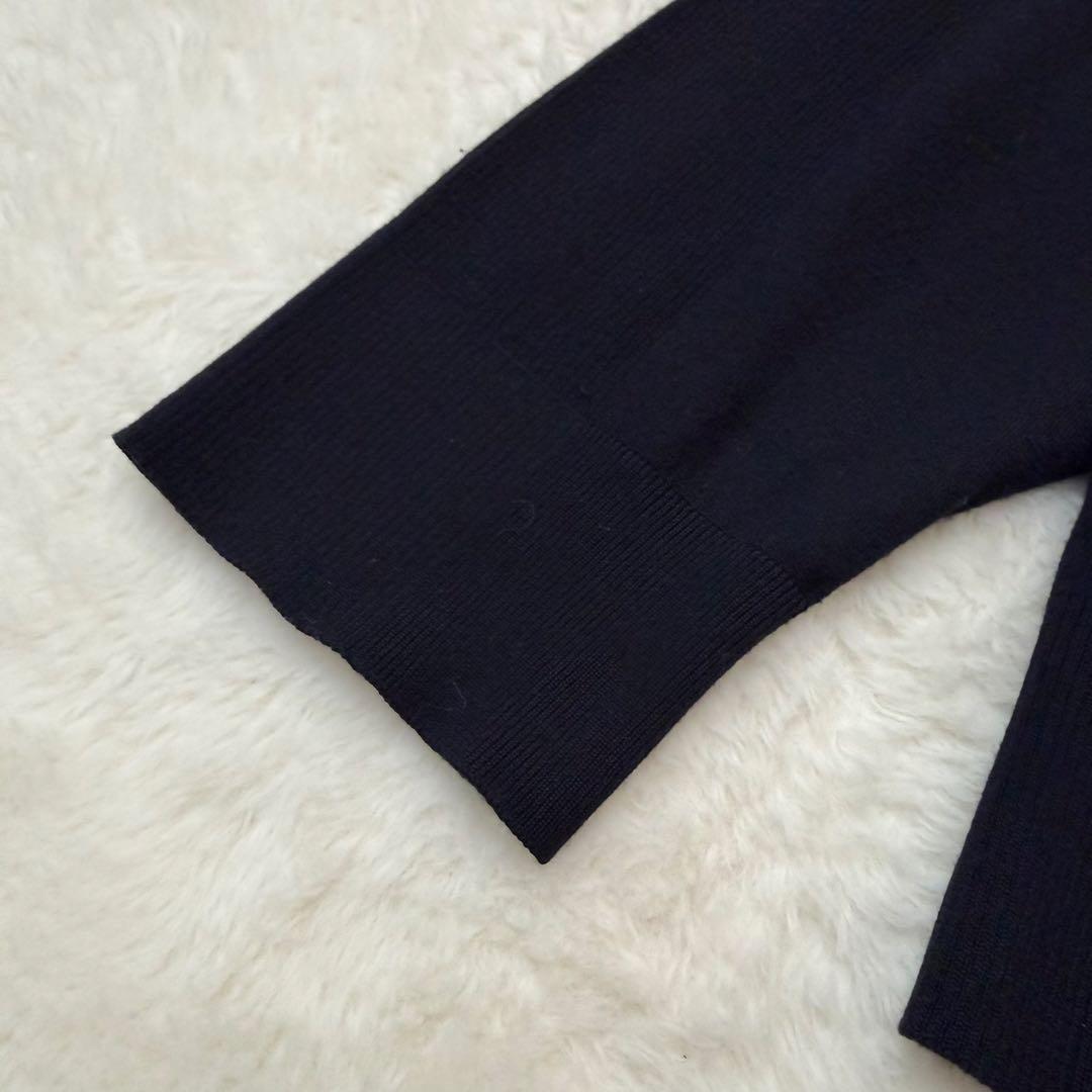 希少サイズ　ロロピアーナ バージンウール ニット ネイビー イタリア製　XXL