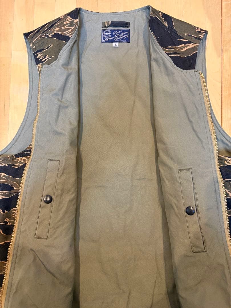 【美品】⭐️Buzz Rickson'sバズリクソンズタイガーストライプベスト