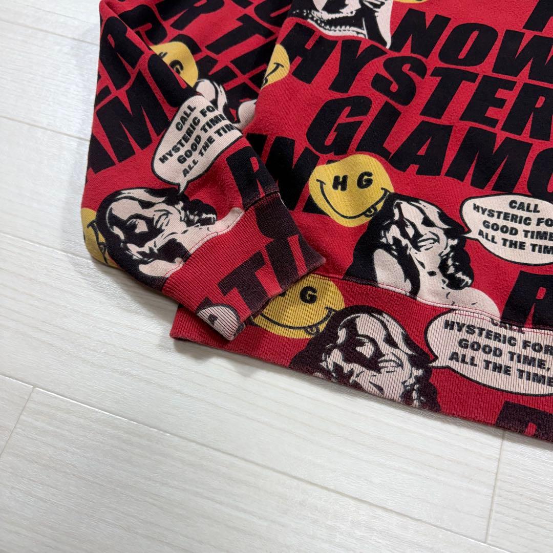 極美品 ヒステリックグラマー SOUND REVOLUTION 総柄 L