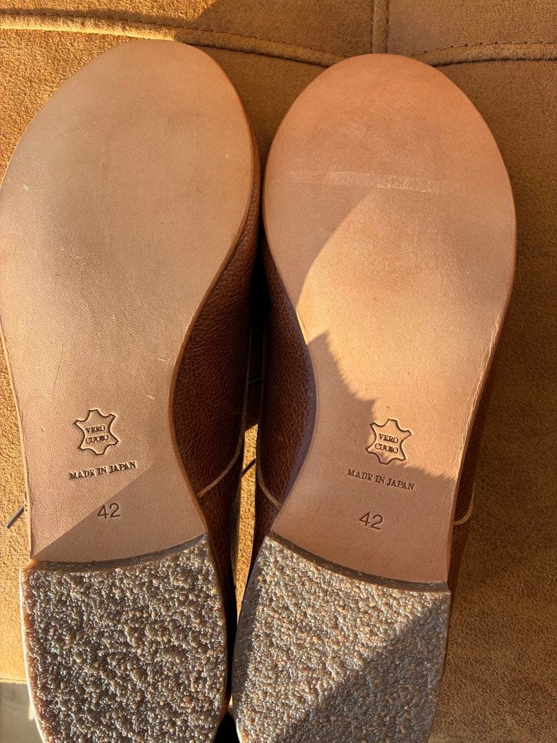 【新品】ビームスARCOLLETTA ライトブラウン ビジネスシューズ 42