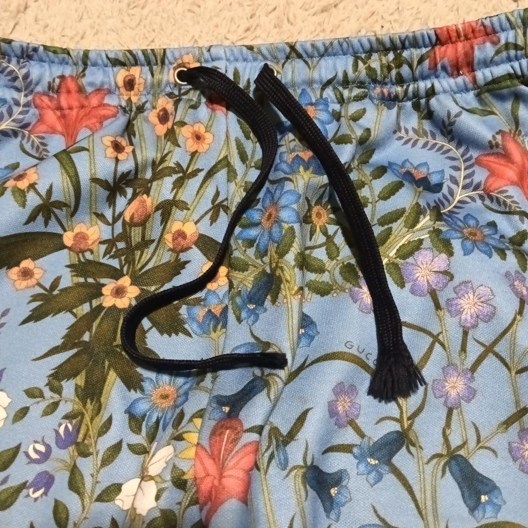 【希少】GUCCI フローラル ボタニカル テクニカルジャージ　パンツ Lサイズ