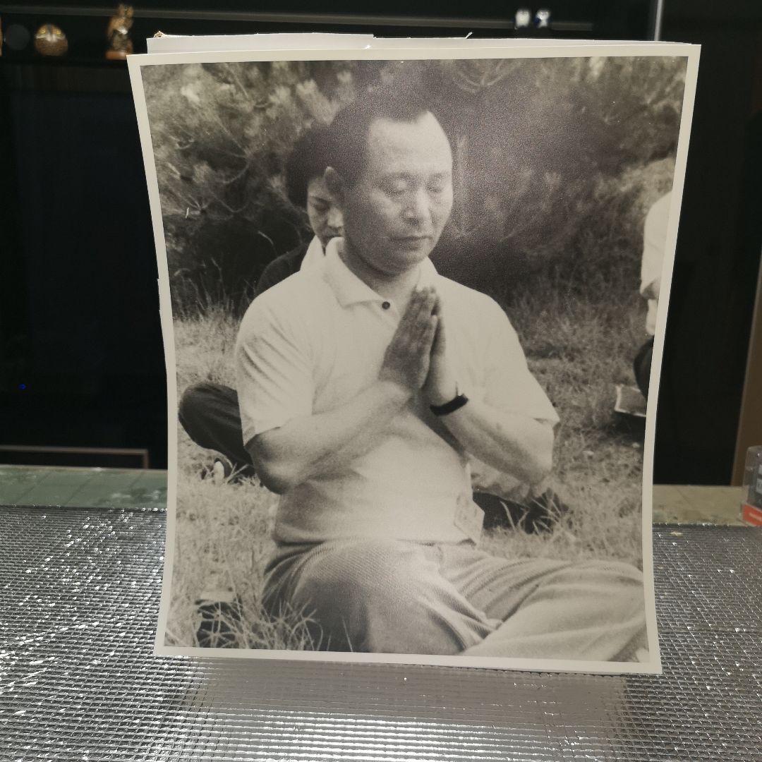 カ*シ様 高橋信次先生白黒写真を特大サイズ美品