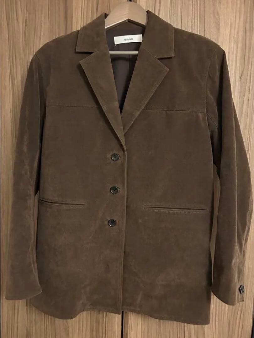 明日まで値下げ！anuke エコスエードジャケット　36