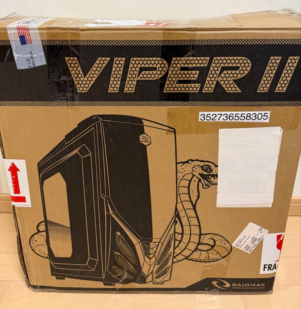 PCケース　レア　希少　raidmax viper Ⅱ white
