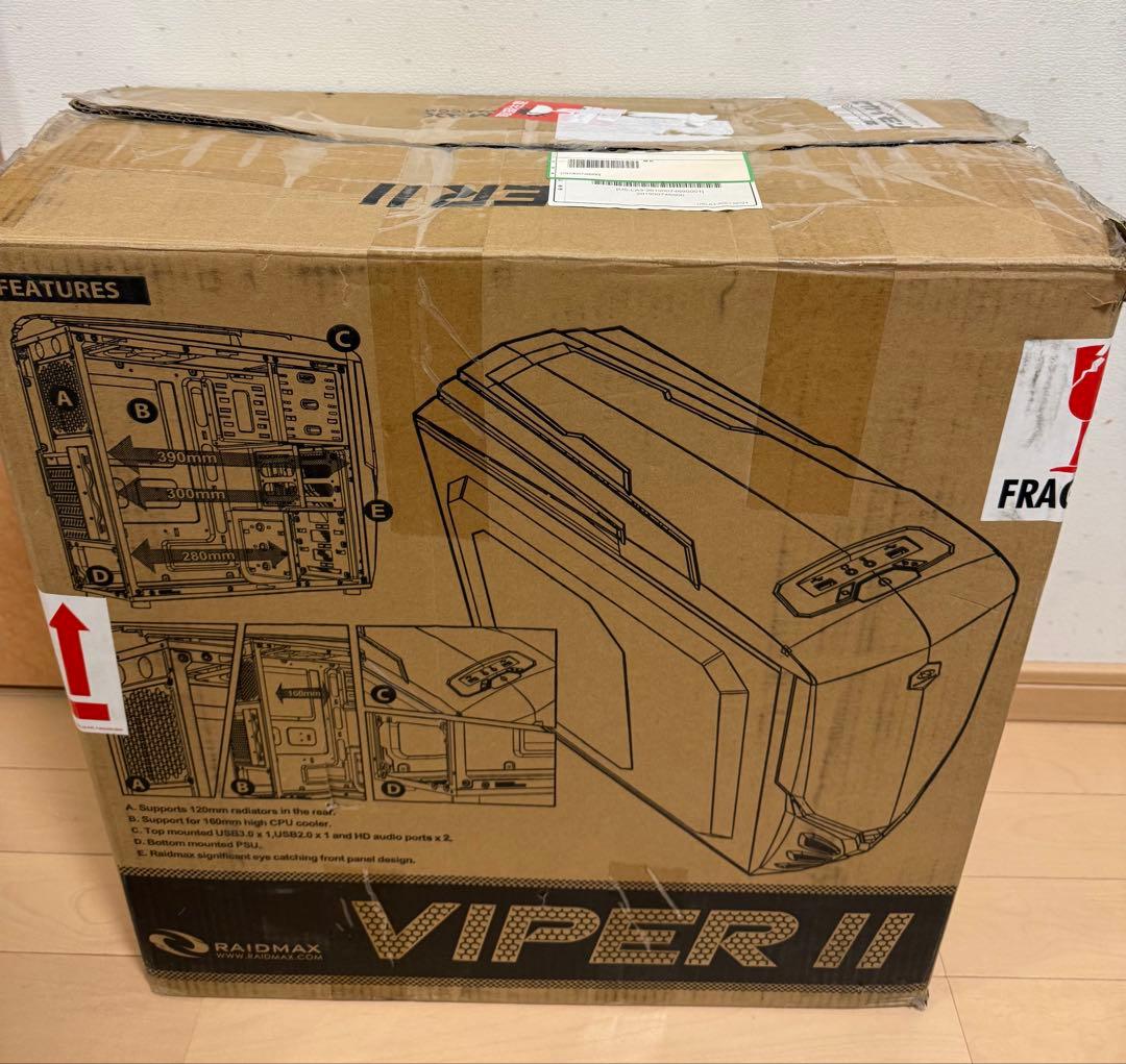 PCケース　レア　希少　raidmax viper Ⅱ white