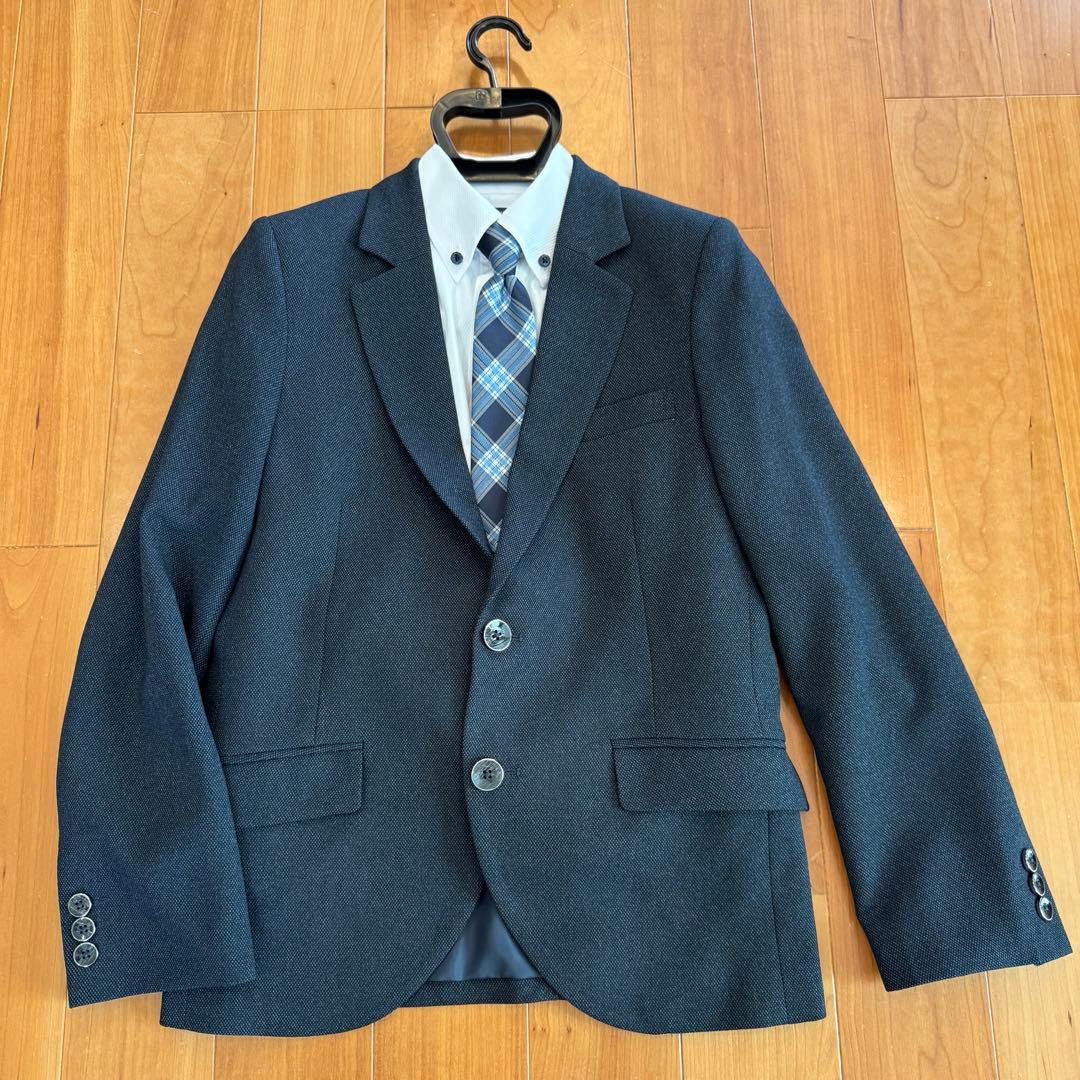 【150cm細身】フォーマルスーツ5点セット