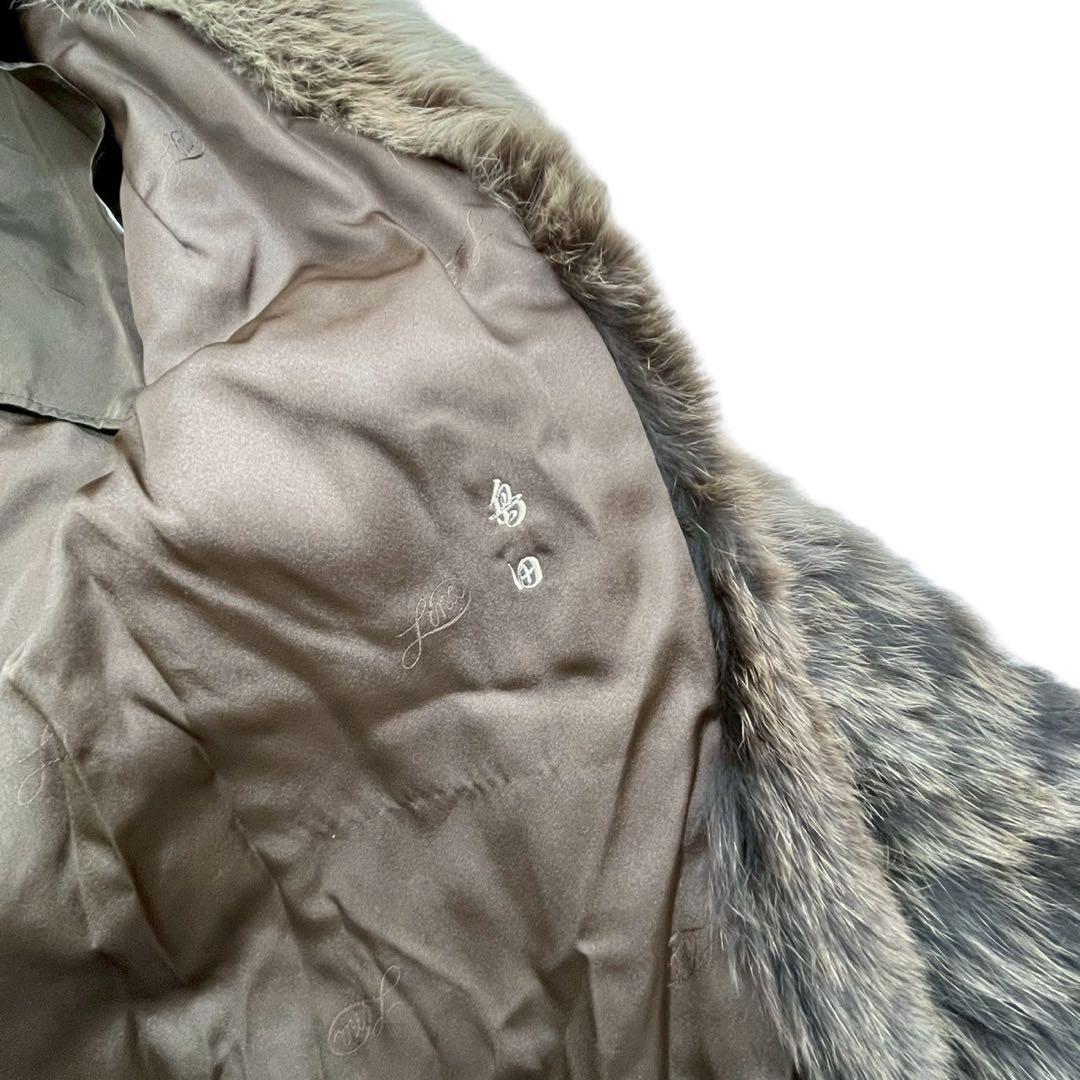 【Madame Lina マダムリナファーコート グラデーションヴィンテージ】