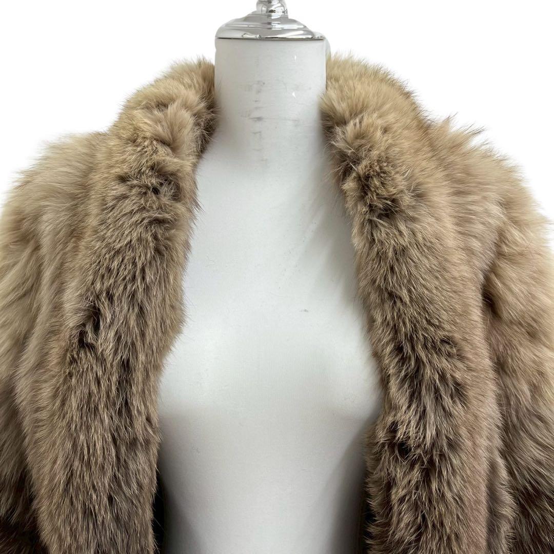 【Madame Lina マダムリナファーコート グラデーションヴィンテージ】