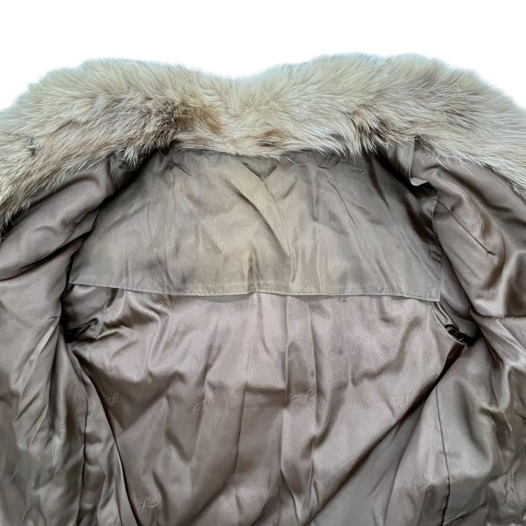 【Madame Lina マダムリナファーコート グラデーションヴィンテージ】