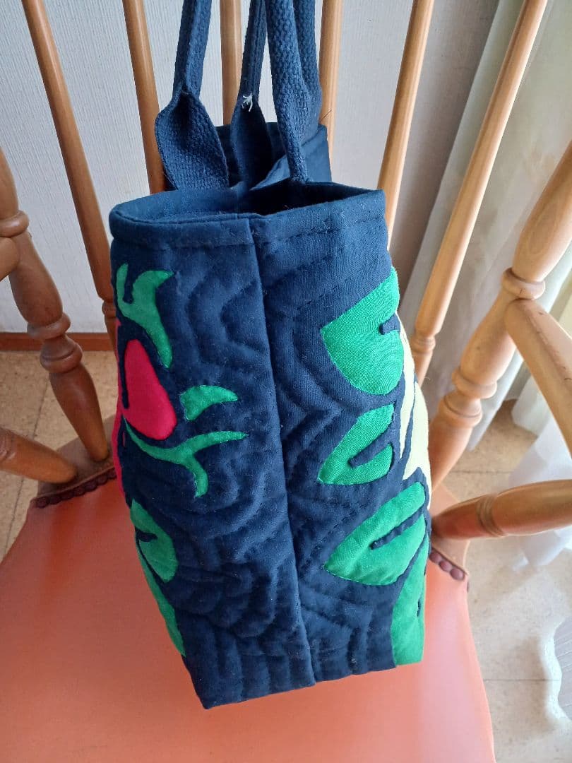 ハワイアンキルトトートバッグ(薔薇)