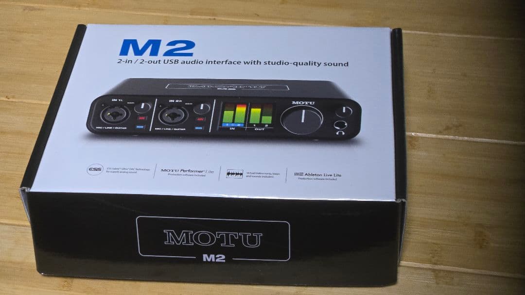 MOTU M2 オーディオインターフェース