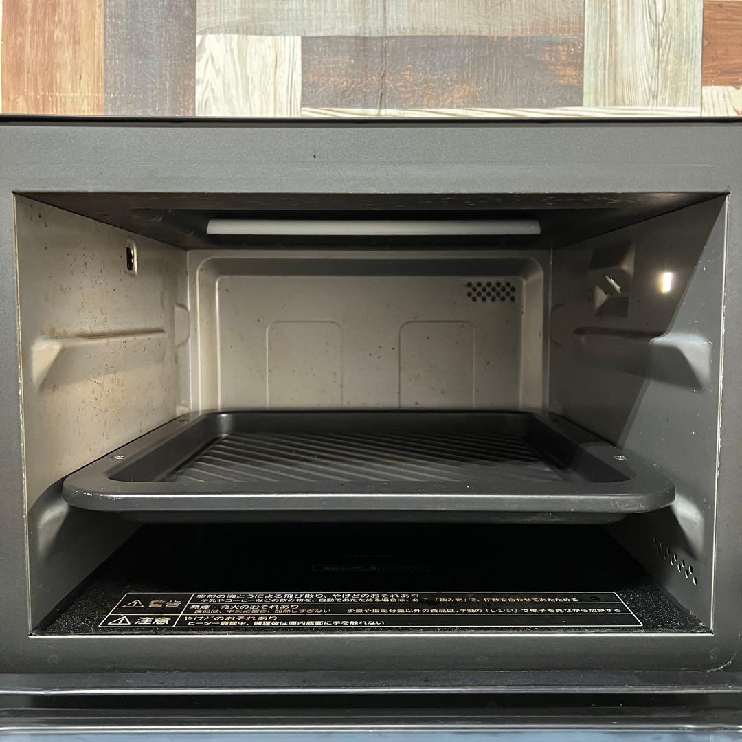 やまおにさん受渡専用パナソニックブラックBistroスチームオーブンレンジ　皿付