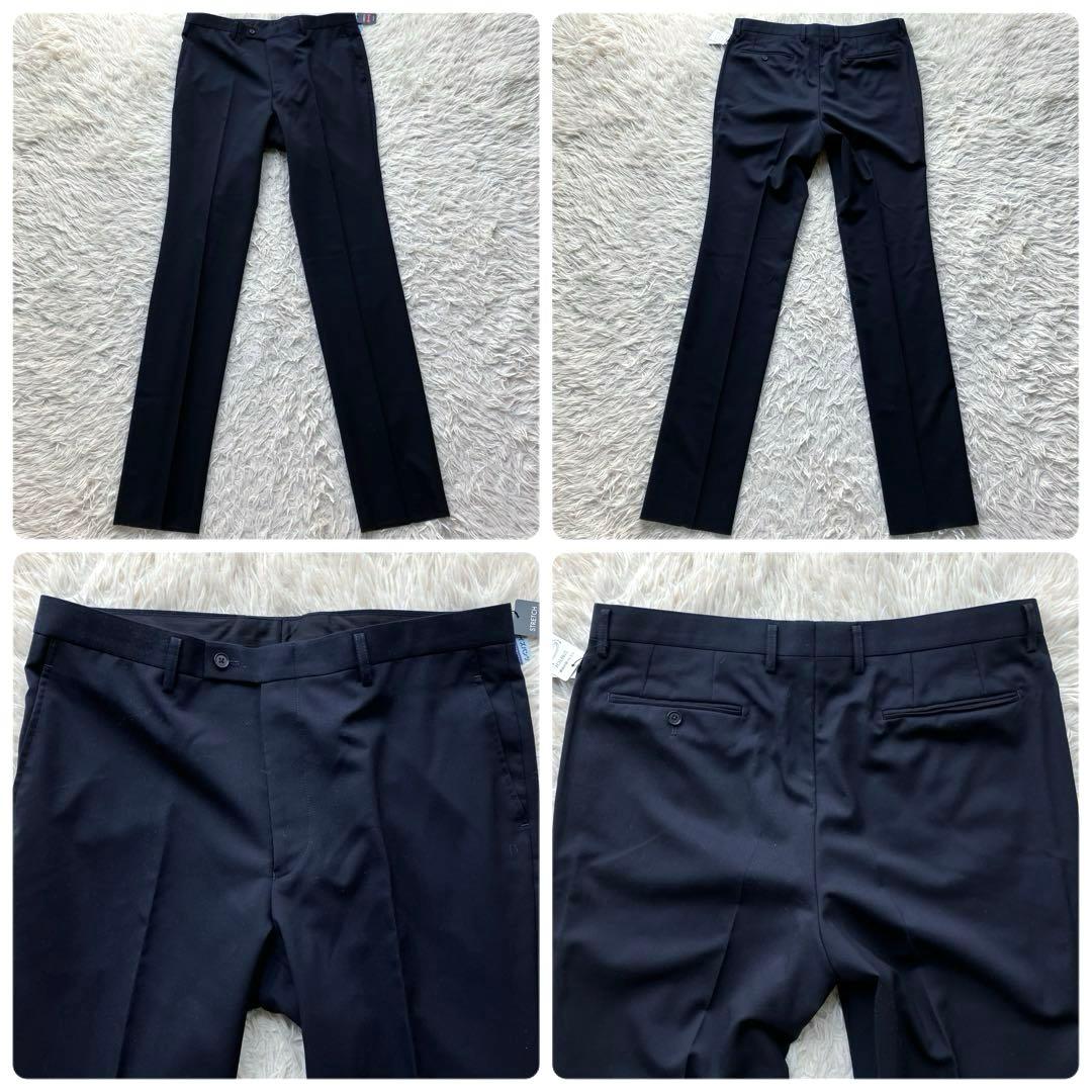 【近年モデル 新品未使用 XL】レミュー　スーツ　ストレッチ　オールシーズン　紺