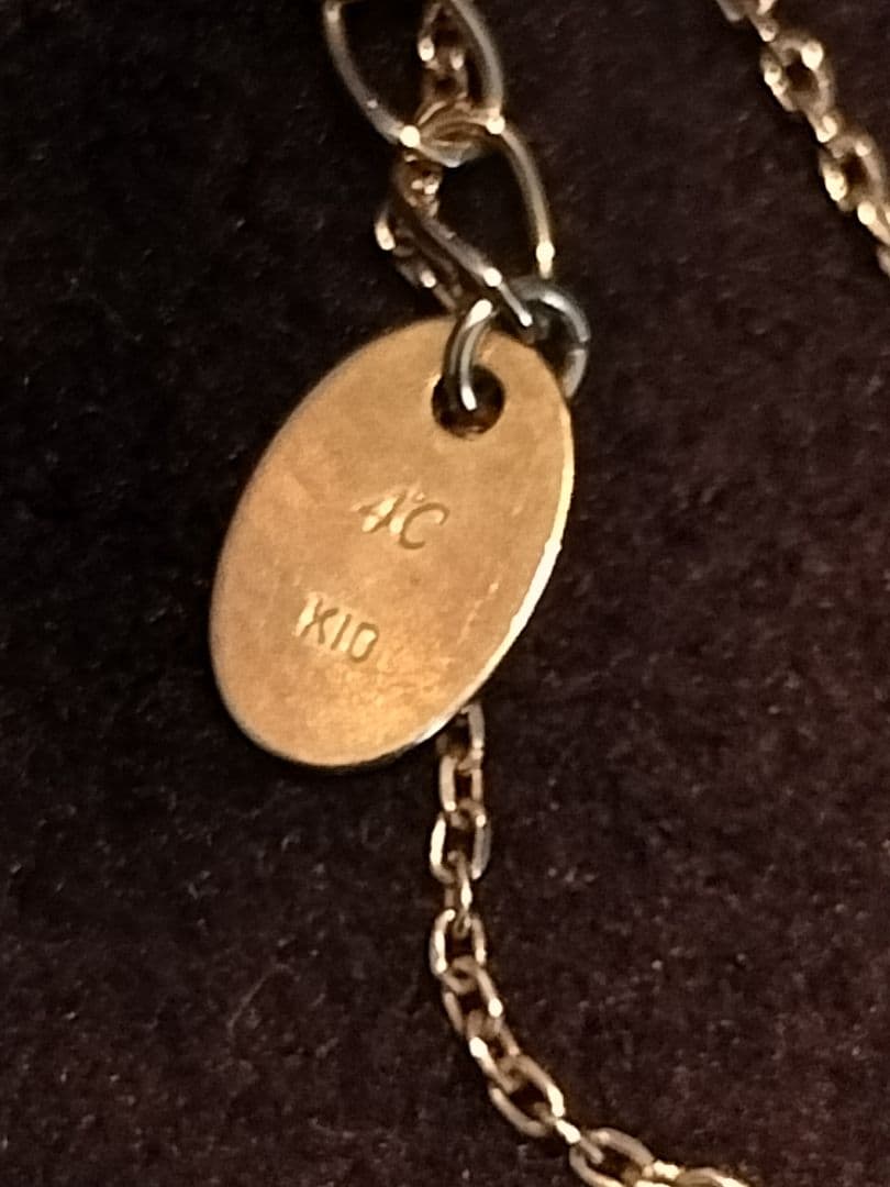 K10ピンクゴールド ハート型ネックレス