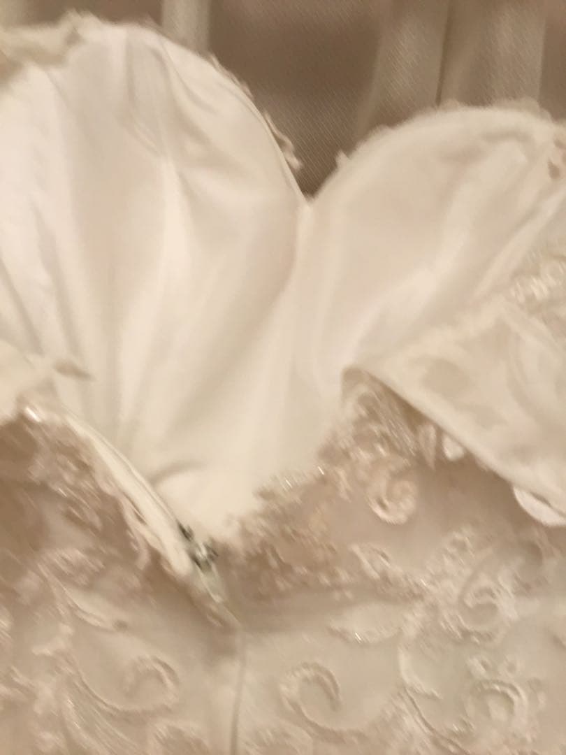 YNS WEEDINGオフショルダー レース Aラインウェディングドレス