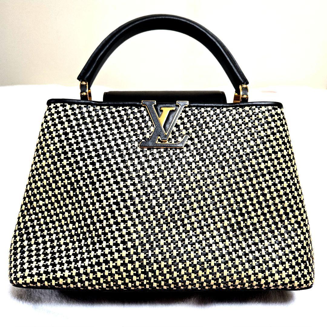 新品未使用 ルイヴィトン 籠バッグ LOUIS VUITTON カプシーヌ