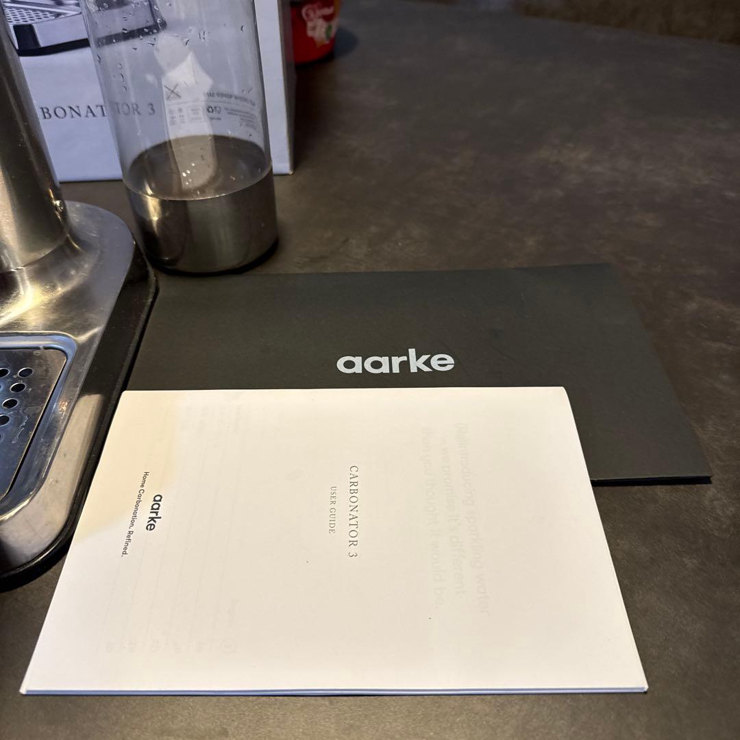 【箱/説明書あり】アールケ　カーボネーター3 AARKE シルバー　719