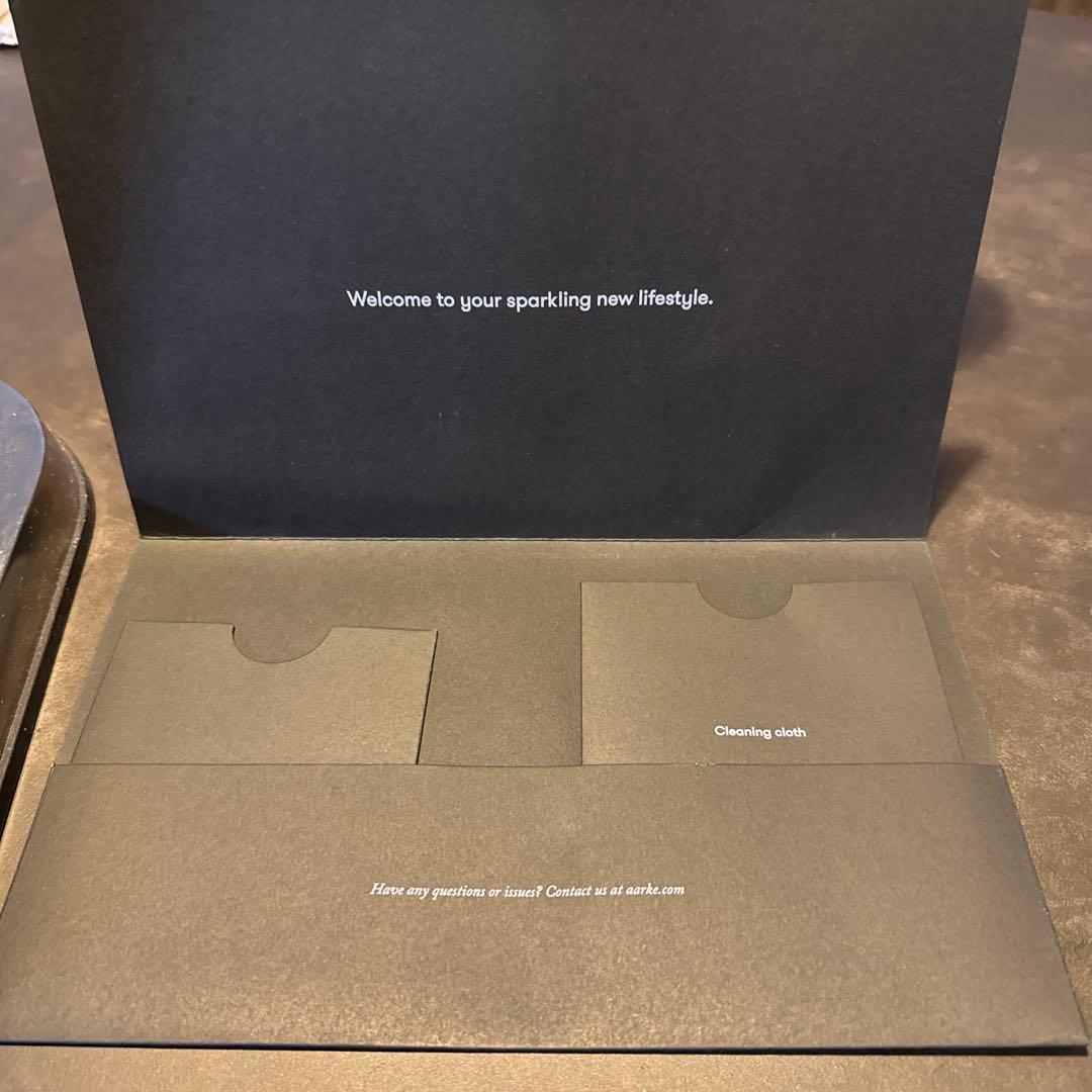 【箱/説明書あり】アールケ　カーボネーター3 AARKE シルバー　719