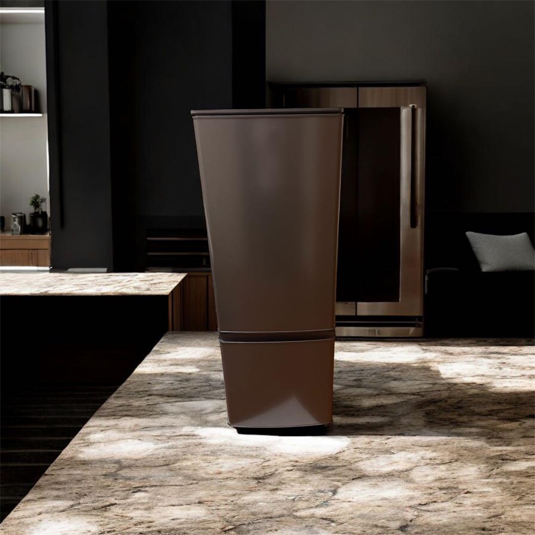 三菱 2ドア 冷凍冷蔵庫 168L 右開き MR-P17J-H 保証書