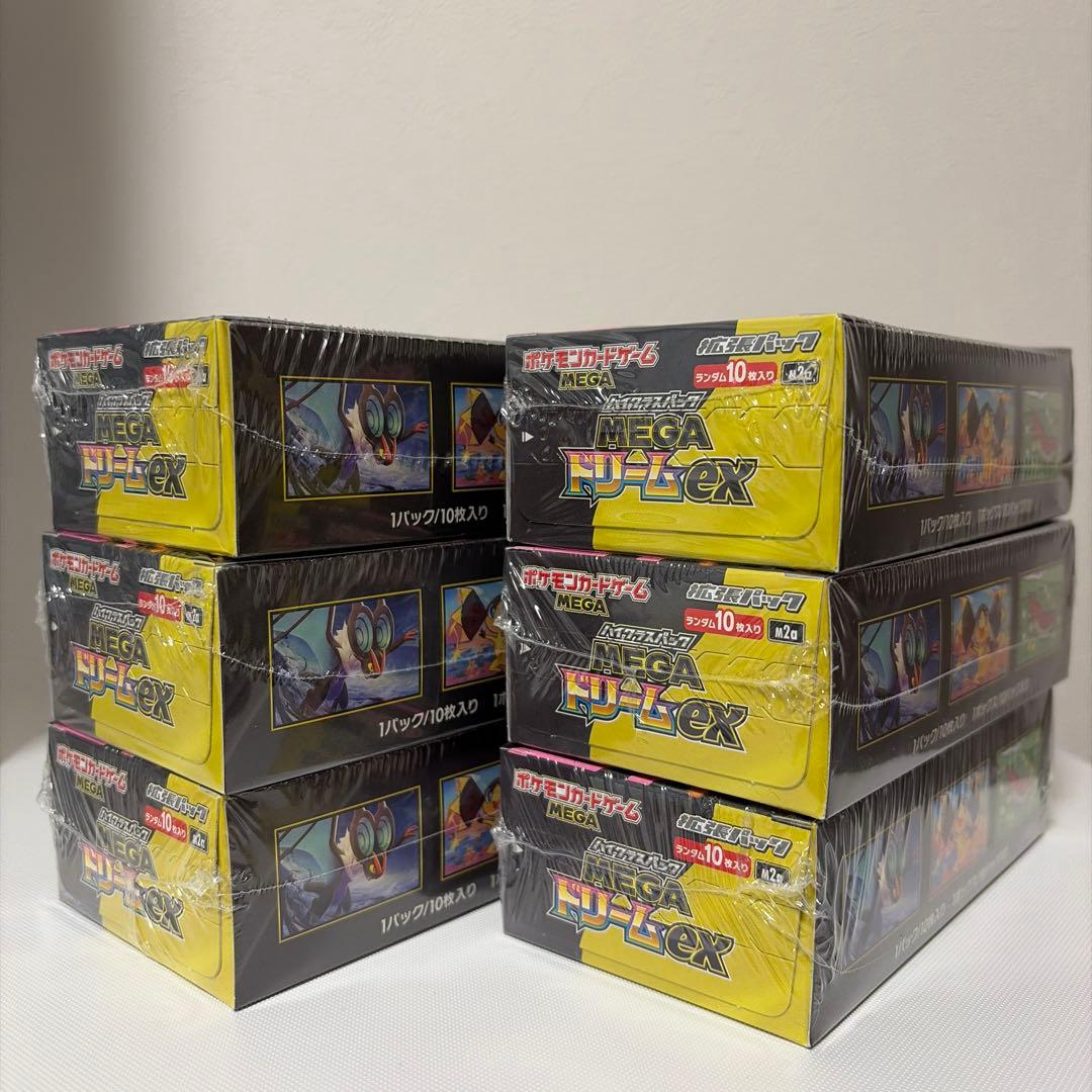 ポケカ MEGAドリームex 6BOX シュリンク付き