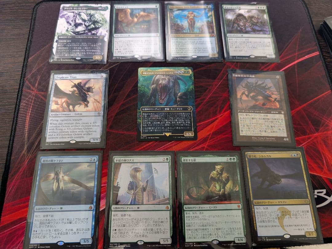 エ*ウ様 【統率者/EDHデッキ】 君臨するもの、インドミナスレックス MTG【
