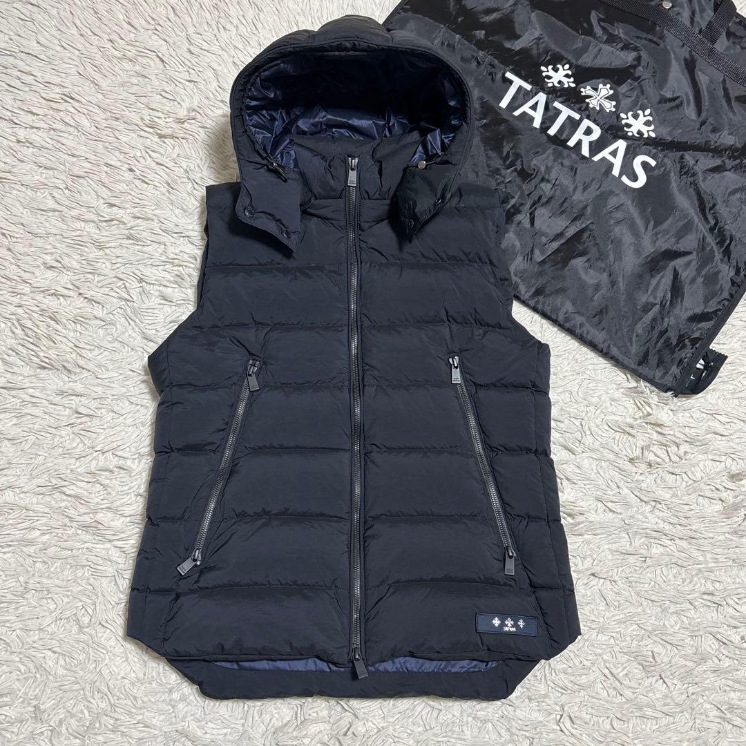 TATRAS クローネ ダウンベスト 2WAY 19AW 02 ネイビー系