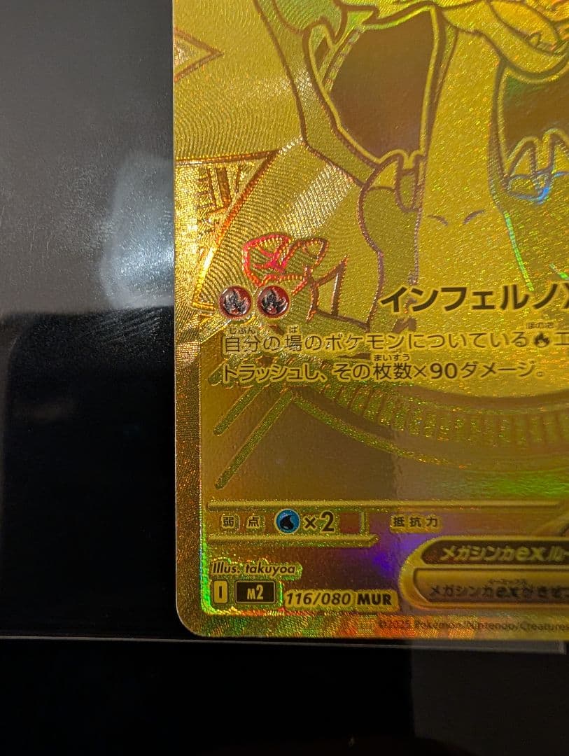 メガリザードンX EX トレーディングカード