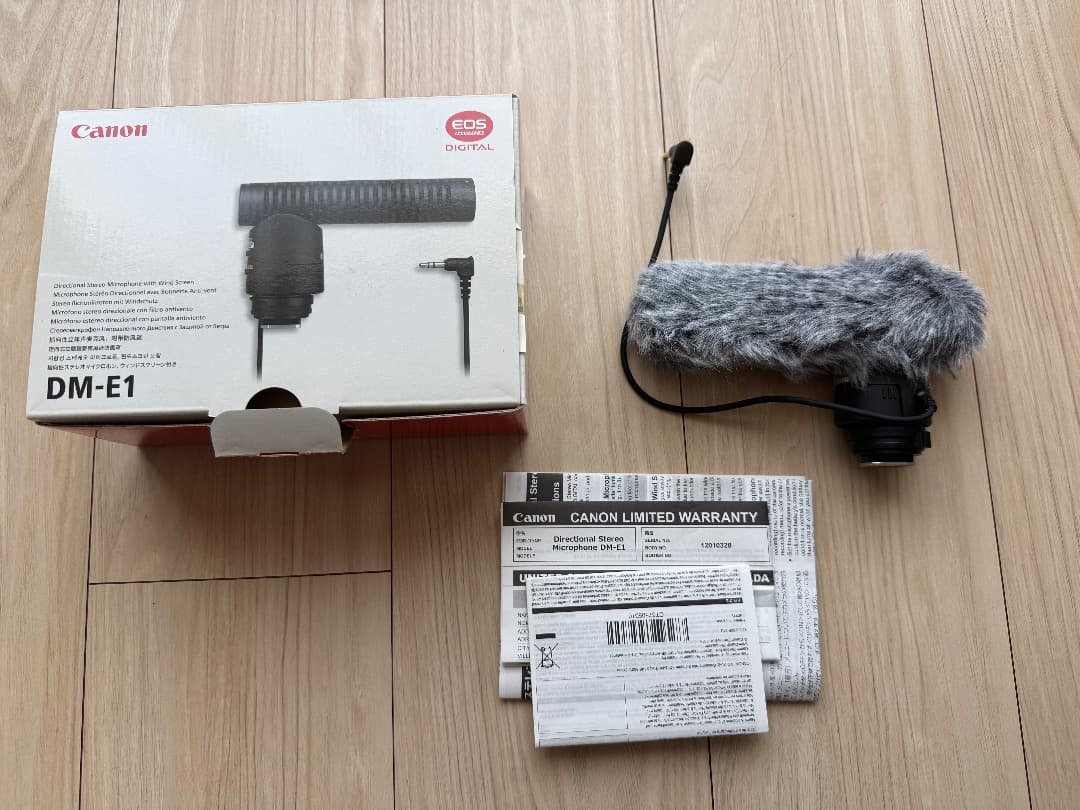 Canon EOS専用 指向性ステレオマイクロホン DM-E1