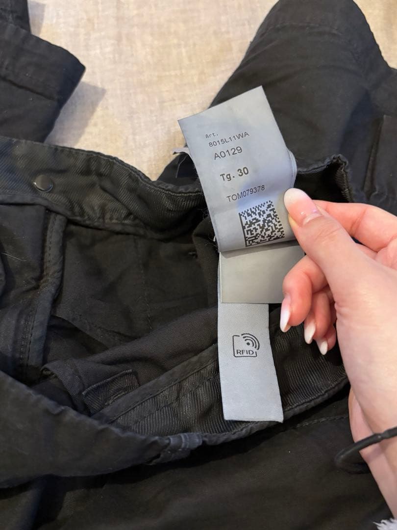 STONE  BERMUDA SHORTS W 30 ブラック