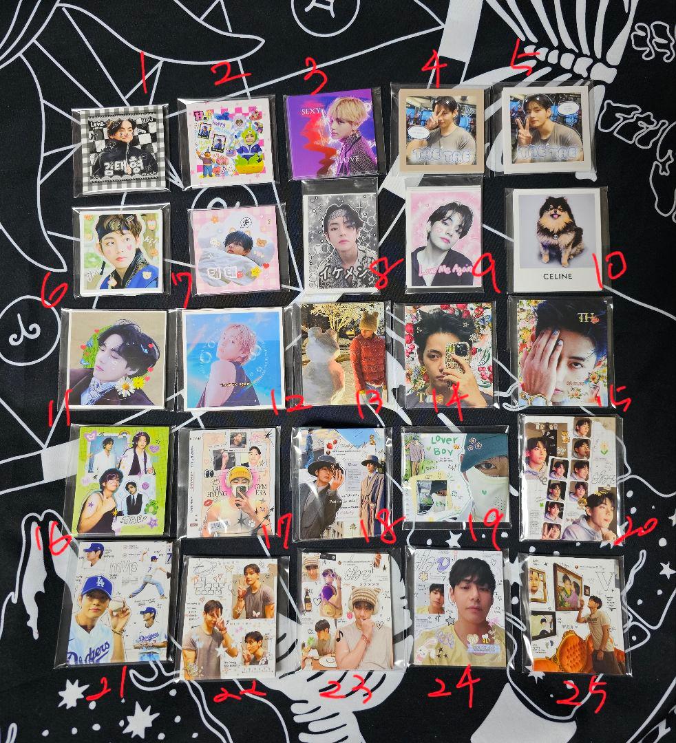 ステッカー テテ テヒョン BTS 韓国製作者様 グッズ