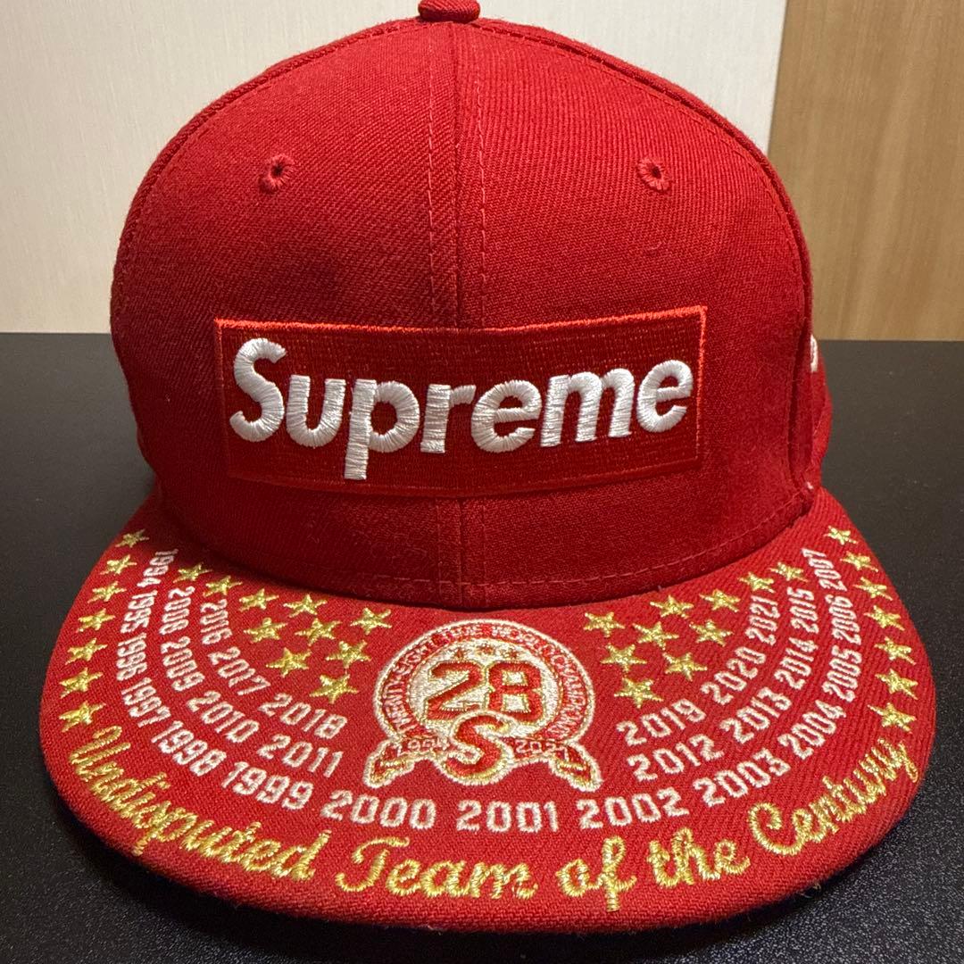 Supreme ニューエラ キャップ レッド