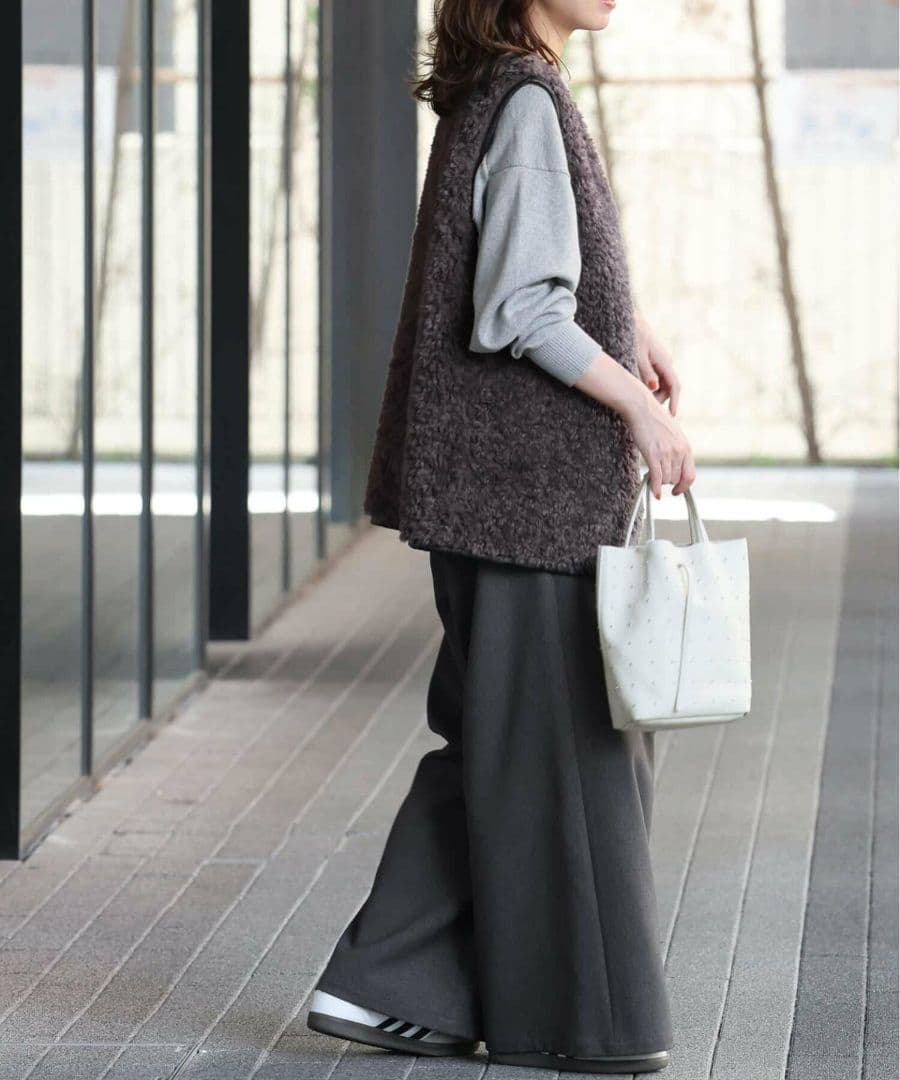 ジャーナルスタンダードレリューム シープフェイクファージップベスト