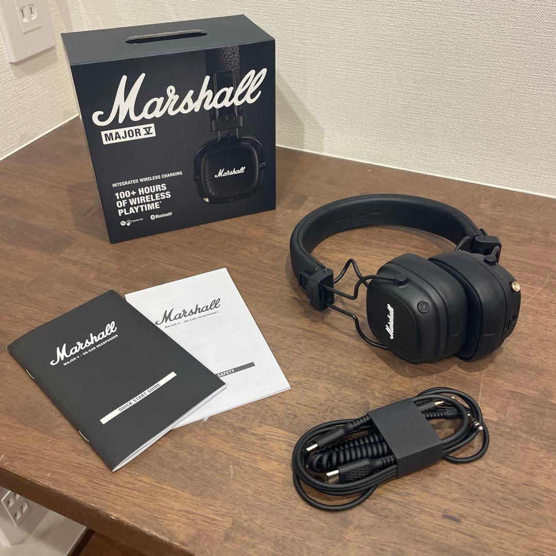 【美品、付属品完備】　Marshall マーシャル MAJOR Ⅴ BLACK