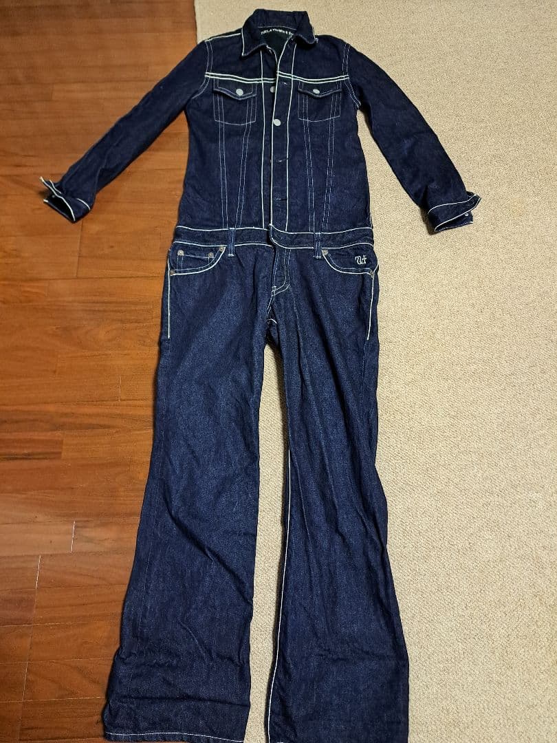 【最終価格】DELAY　win&sonsデニムオールインワン　サイズ3インディゴ