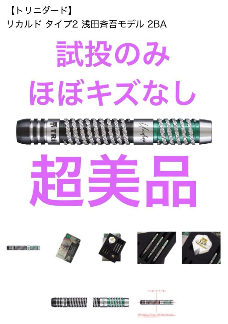 リカルド2 浅田斉吾選手 【トリニダード】 ダーツ バレル