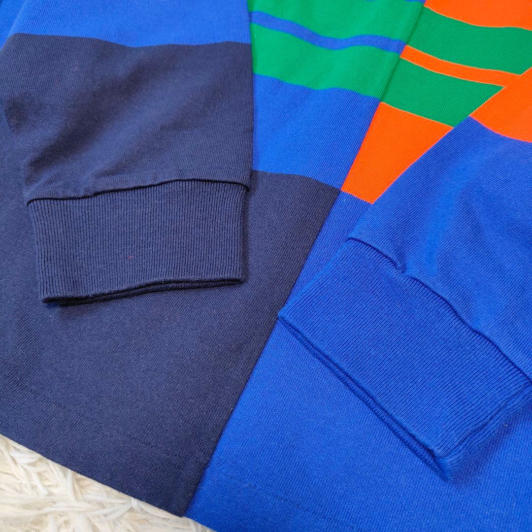 未使用級 XL　ポロラルフローレン　ラグビー ジャージ　特大　マルチボーダー