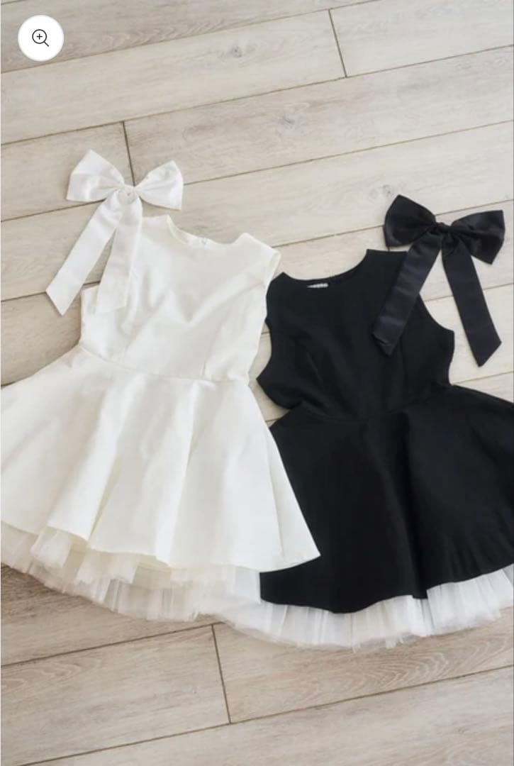 【POMIII PARTAGE】tulle mini op/ブラック(Sサイズ)